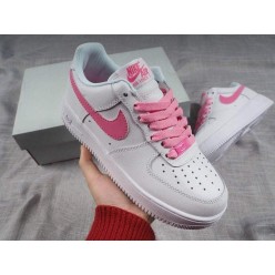 NIKE WMNS AIR FORCE 1 LOW ESSENTIAL WHITE PINK BV1980-100
