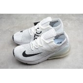 NIKE WMNS AIR MAX 270 FLYKNIT WHITE BLACK AH6803-100