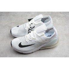 NIKE WMNS AIR MAX 270 FLYKNIT WHITE BLACK AH6803-100