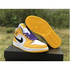 AIR JORDAN 1 MID SE LAKERS 852542-700