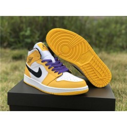 AIR JORDAN 1 MID SE LAKERS 852542-700