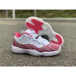AIR JORDAN 11 LOW GS PINK SNAKESKIN AH7860-106