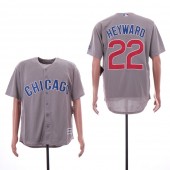 MLB Chicago Cubs #22 Jason Heyward Gray Cool Base Jersey