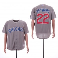 MLB Chicago Cubs #22 Jason Heyward Gray Cool Base Jersey