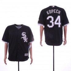 MLB Chicago White Sox #34 Michael Kopech Black Cool Base Jersey