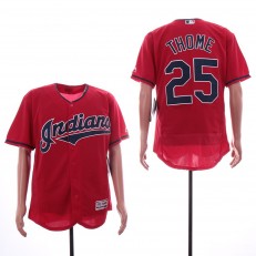 MLB Cleveland Indians #25 Jim Thome Red Flexbase Jersey