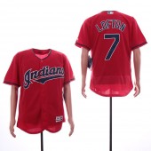 MLB Cleveland Indians #7 Kenny Lofton Red Flexbase Jersey
