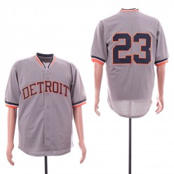 MLB Detroit Tigers #23 Kirk Gibson Gray BP Jersey