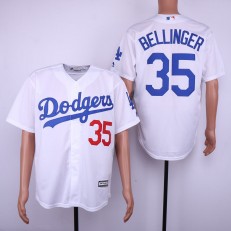 MLB Los Angeles Dodgers #35 Cody Bellinger White Cool Base Jersey