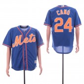 MLB New York Mets #24 Robinson Cano Royal Cool Base Jersey