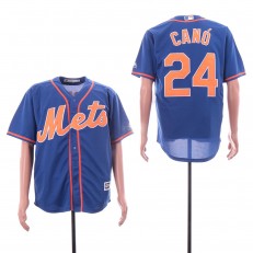 MLB New York Mets #24 Robinson Cano Royal Cool Base Jersey
