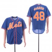 MLB New York Mets #48 Jacob deGrom Royal Cool Base Jersey