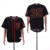 MLB San Francisco Giants #35 Brandon Carwford Black Alternate Cool Base Jersey