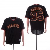 MLB San Francisco Giants #35 Brandon Carwford Black Cool Base Jersey