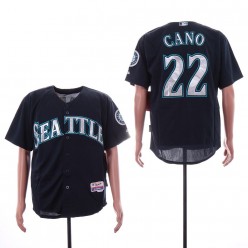 MLB Seattle Mariners #22 Robinson Cano Navy Cool Base Jersey