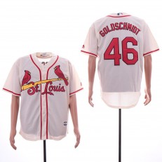 MLB St. Louis Cardinals #46 Paul Goldschmidt Cream Cool Base Jersey