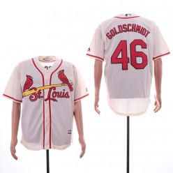 MLB St. Louis Cardinals #46 Paul Goldschmidt Cream Cool Base Jersey
