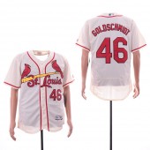MLB St. Louis Cardinals #46 Paul Goldschmidt Cream Flexbase Jersey