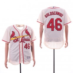 MLB St. Louis Cardinals #46 Paul Goldschmidt Cream Flexbase Jersey