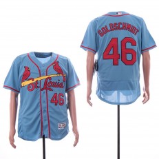 MLB St. Louis Cardinals #46 Paul Goldschmidt Light Blue Flexbase Jersey