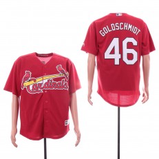 MLB St. Louis Cardinals #46 Paul Goldschmidt Red Cool Base Jersey