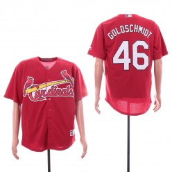 MLB St. Louis Cardinals #46 Paul Goldschmidt Red Cool Base Jersey