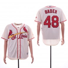 MLB St. Louis Cardinals #48 Harrison Bader Cream Cool Base Jersey