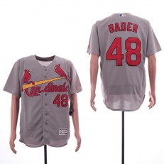 MLB St. Louis Cardinals #48 Harrison Bader Gray Flexbase Jersey