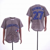 MLB Toronto Blue Jays #27 Vladimir Guerrero Jr. Gray Flexbase Jersey