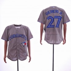 MLB Toronto Blue Jays #27 Vladimir Guerrero Jr. Gray Flexbase Jersey