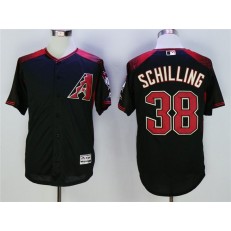 MLB Arizona Diamondbacks 38 Curt Schilling Black Flexbase Men Jersey