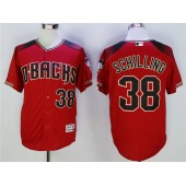 MLB Arizona Diamondbacks 38 Curt Schilling Red Flexbase Men Jersey