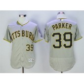 MLB Pittsburgh Pirates 39 Dave Parker Grey Flexbase Men Jersey