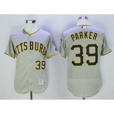 MLB Pittsburgh Pirates 39 Dave Parker Grey Flexbase Men Jersey