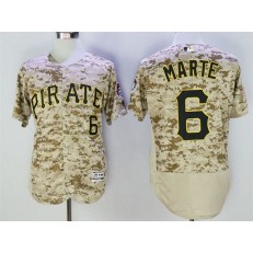 MLB Pittsburgh Pirates 6 Starling Marte Camo Flexbase Men Jersey