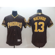 MLB San Diego Padres 13 Manny Machado Black Flexbase Men Jersey
