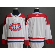 Montreal Canadiens Blank White Adidas NHL Men Jersey