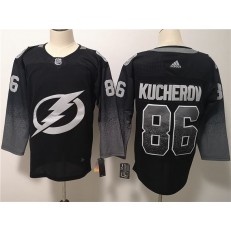 Tampa Bay Lightning 86 Nikita Kucherov Black Alternate Adidas NHL Men Jersey