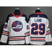 Winnipeg Jets 29 Patrik Laine White Breakaway Heritage Adidas NHL Men Jersey