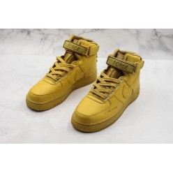 NIKE AIR FORCE 1 HI UTILITY WHEAT GOLD MUTED BRONZE AJ7311-700