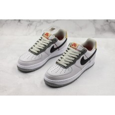 NIKE AIR FORCE 1 LOW 07 LIGHT BONE BLACK MICA GREEN BV0322-001