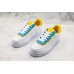 NIKE AIR FORCE 1 LOW 07 SE WHITE YELLOW BLUE AA0287-105