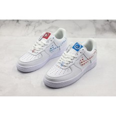 NIKE AIR FORCE 1 LOW DUMR WHITE RED BLUE 315095-221