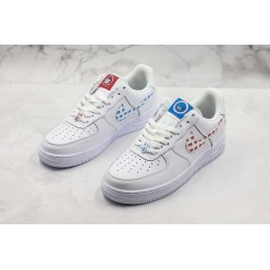 NIKE AIR FORCE 1 LOW DUMR WHITE RED BLUE 315095-221