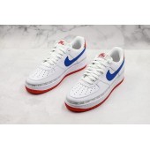 NIKE AIR FORCE 1 LOW RED WHITE BLUE CD7739-100