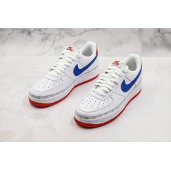 NIKE AIR FORCE 1 LOW RED WHITE BLUE CD7739-100