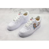 SUPREME X NIKE AIR FORCE 1 LOW WHITE TURKEY PAINTING AQ8018-102