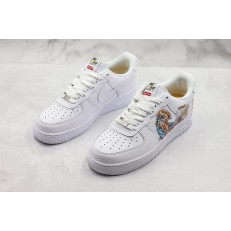 SUPREME X NIKE AIR FORCE 1 LOW WHITE TURKEY PAINTING AQ8018-102