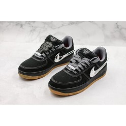 TRAVIS SCOTT X NIKE AIR FORCE 1 LOW BLACK 3M AQ4211-002