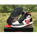 AIR JORDAN 1 HI BLACK WHITE GYM RED 555088-061